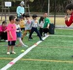 西宮スポーツセンターによるスポーツ体験会のようす