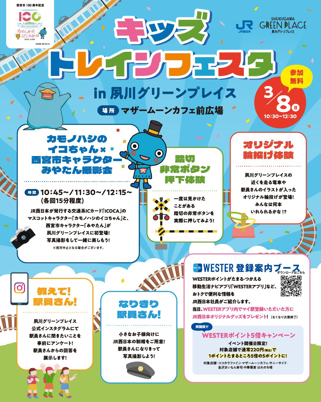 キッズトレインフェスタ　in夙川グリーンプレイス